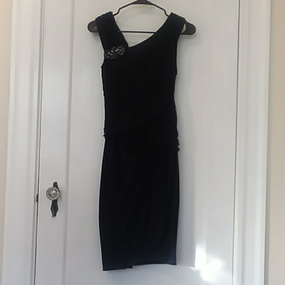 Adrianna Papell | Midi Dark Navy Formal Dress